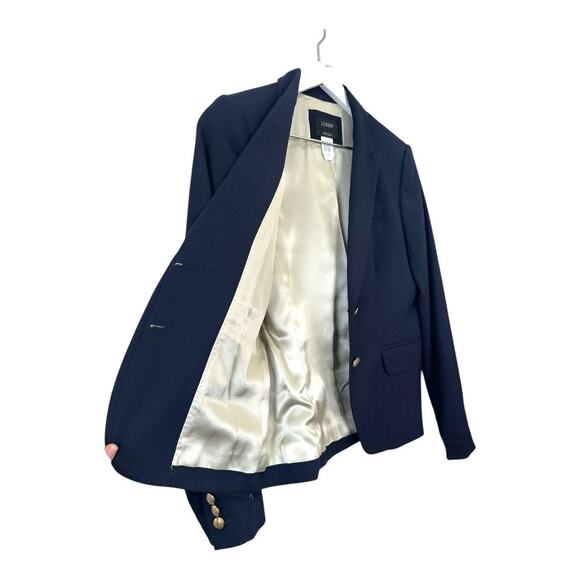 J.Crew Navy Original Schoolboy Blazer Size 2 - Picture 7 of 8
